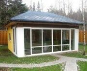 Остекление раздвижной ПВХ системой Слайдорс в два стекла